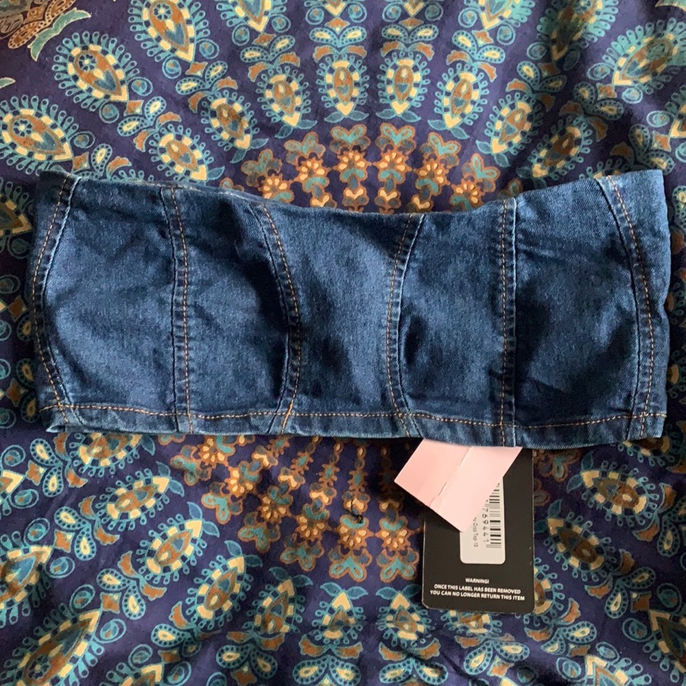Denim Bralet